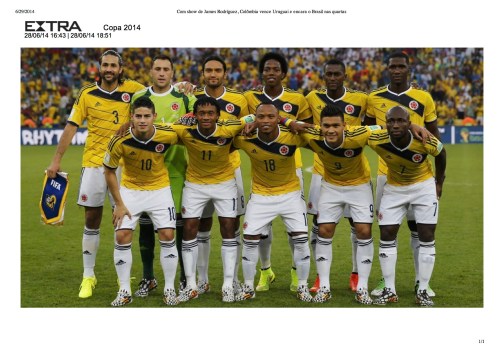 Com show de James Rodríguez, Colômbia vence Uruguai e encara o Brasil nas quartas