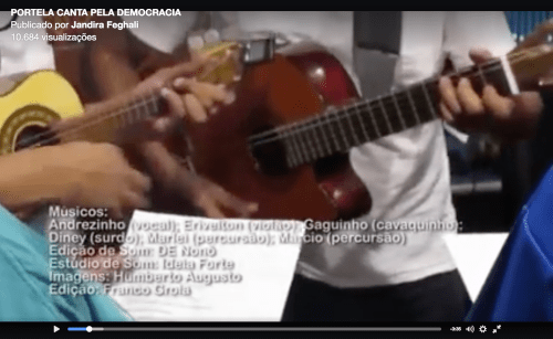 portela canta pela democracia