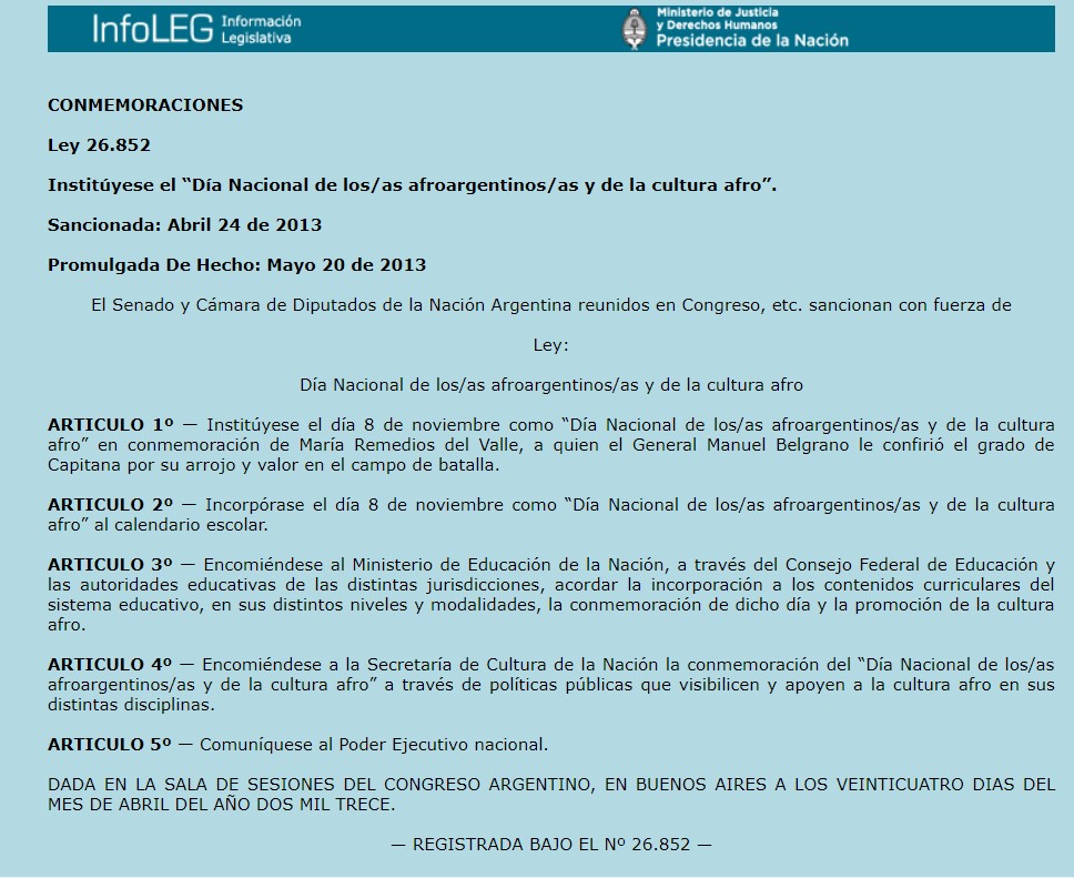 Ley Afro
